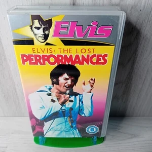 ELVIS THE LOST PERFORMANCES VHS TAPE - RARE RETRO MOVIE COMEDY KIDS - Picture 1 of 3