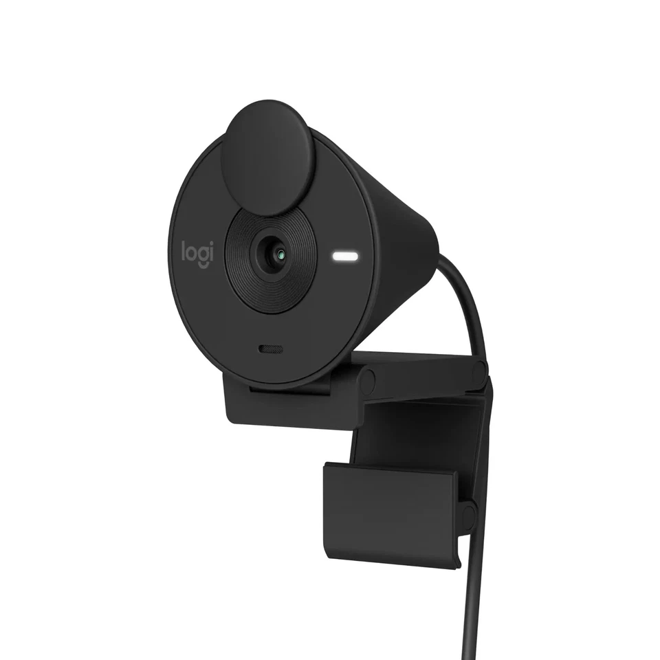 Logitech Brio 301 Full HD 1080p Webcam USB-C with Microphone/ Auto Light Correct - Image 1 of 1