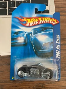 Hot Wheels 1:64 motor cycle DODGE TOMAHAWK 2007 All Stars BLK --FREE SHIPPING-- - Picture 1 of 2