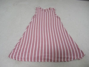 Pinc Dress Womens Teens XL Pink White Striped Fit and Flare Casual - Picture 1 of 9