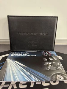 BENTLEY CONTINENTAL SUPERSPORTS OWNERS PACK / HANDBOOK / MANUAL 09~11 (2011) - Picture 1 of 11