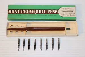 PENNE DA CACCIA CROWQUILL (8), n. 102 con portapenne e scatola originale, usato in ottime condizioni - Foto 1 di 5