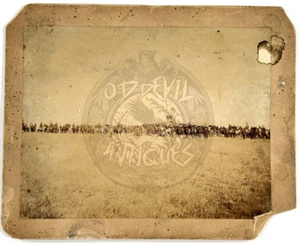 SELTEN 1880er Oklahoma Territory Land Rush Kabinett Foto alt Westen HISTORISCH - Bild 1 von 11