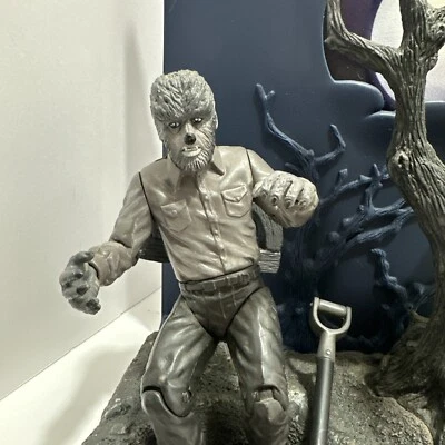 Figura suelta Universal Jakks Pacific Wolf Man And Frankenstein 2004, sin caja Foto 1 de 4