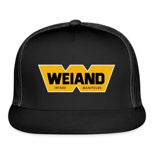 Weiand Tiger Black Trucker Hat Cap Adult Size - Picture 1 of 4