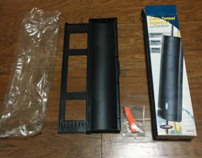 New Belkin Black F8B020 Cable Cover Tunnel Organizer Desk Wall Mount Conceal - Image 1 of 4