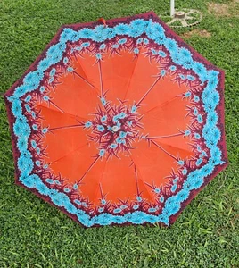 Vintage 1960's/70's Parasol Floral Umbrella - Picture 1 of 7