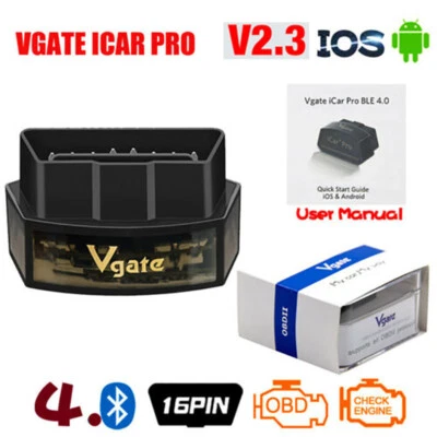 Vgate iCar Pro ELM327 OBD2 Scanner Auto Diagnose Bluetooth 4,0 Für Android/IOS - Bild 1 von 4