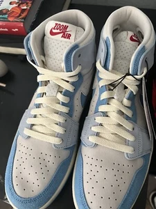 Size 9 - Air Jordan 1 Zoom Comfort 2 High University Blue W - Picture 1 of 5