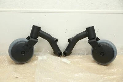 *NEW* PAIR Quantum Q6 Edge REAR Caster Arms & 6" Wheels Forks for Power Chairs - Image 1 of 4