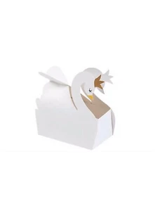 Swan Princess Favor Box, Swan Party, Set of 6 - Picture 1 of 2