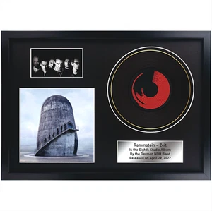 Rammstein – Zeit / Memorabilia / LP / Souvenir in black frame / interior decor - Picture 1 of 12