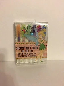 Scented Multi Color Gel Pen Set Tinker Bell Set of 6 Disney Exclusive Limited - Picture 1 of 2