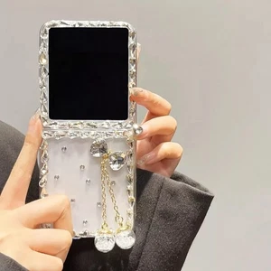 For Moto Razr Ultra Plus 2025 2024 2023 Cute Diamond Bling DIY Rhinestone Case - Picture 1 of 36