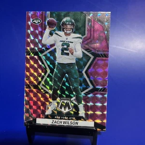 2022 Panini Mosaic - Zach Wilson #151 Camo Pink Mosaic Prizm - Picture 1 of 4