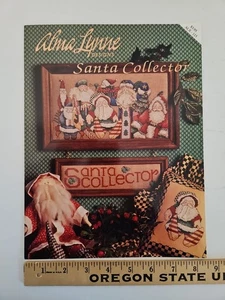 Alma Lynne SANTA COLLECTOR Weihnachten gezähltes Kreuzstichmuster ALX-115 EUC - Bild 1 von 5