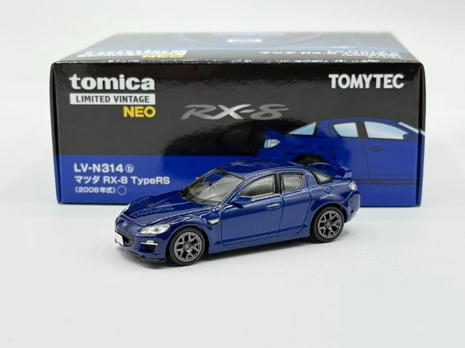 Tomica 限量复古 1/64 马自达 RX-8 TypeRS 2008 蓝色美国卖家现货 — 第 1/4 张图片