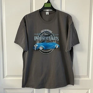 Hot August Nights 2017 Shirt Mens 3XL Gray Classic Car Show Reno Spark NV - Picture 1 of 6