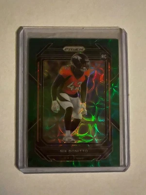 2022 Panini Prizm Nik Bonitto #398 RC Green Scope Prizm  🟢/75  - Image 1 of 2