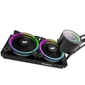 Symphony TR240 240 mm AIO Liquid CPU Cooler – Dual 120 mm PWM Fans, RGB Lighting - Picture 1 of 11