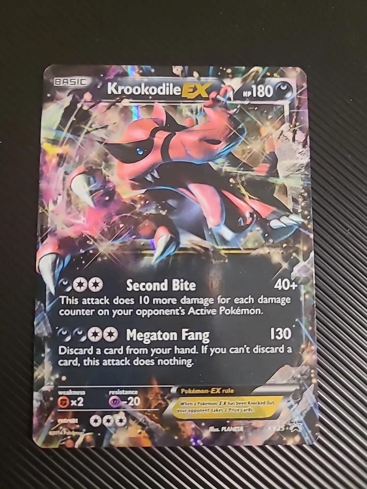 Krookodile-EX XY25 Ultra Rare Promo - XY Black Star Promos - LP - Image 1 of 2