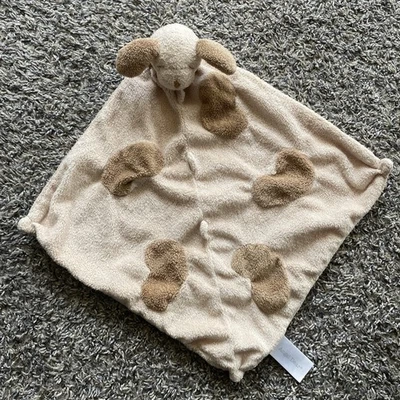 ANGEL DEAR Filhote de Cachorro Adorável Marrom Dormindo Pelúcia Manchada Cantos de Segurança - Imagem 1 de 4