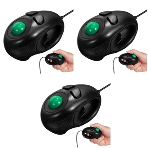  3pcs USB C Mouse: Compact USB Mini Trackball Mouse with 4D Scrolling for - Picture 1 of 12