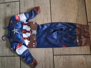 Marvel Avengers Captain America Deluxe Child Costume Small, Age 3 - Picture 1 of 3
