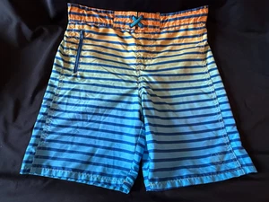 Body Glove Kids Boys M 10/12 blue striped multi-color Swim Trunks Board Shorts - Picture 1 of 10