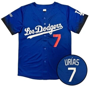 Los Angeles Dodgers Size XL Julio Urias Blue Jersey - Picture 1 of 5