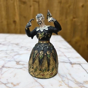 Antique Bronze Figural Bell 18th century Cold painted - Chinese man not brass - Picture 1 of 16