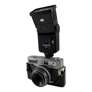 Minolta Chiyoda Kogaki Film Camera + Rokkor 1:28/45 + Achiever 828 Flash - Picture 1 of 11