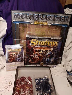 Stratego 50th Year Anniversary Board Game Hasbro Complete 2011 Taped Board  - Image 1 of 4