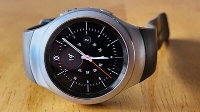 Samsung Gear S2 SM-R720 Smartwatch Silver - Excellent Condition - Image 1 of 4