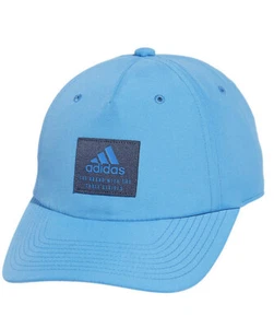 Men's adidas Premium Strapback Hat Adjustable Blue NEW - Picture 1 of 3