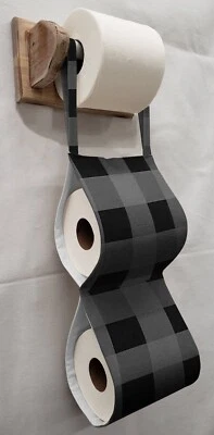Soporte de papel higiénico a cuadros Buffalo Check (6 colores disponibles) Foto 1 de 2