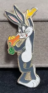 Spilla da bavero smaltata Bugs Bunny 1979 vintage gioielli Warner Bros - Foto 1 di 5