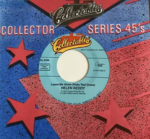 Helen Reddy 45 Leave Me Alone / I Don't Know How to Love Him NEW unplayed - Picture 1 of 3