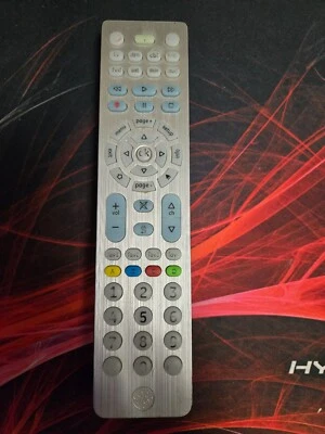 Genuine GE Ultra Pro 4-Device Universal Remote Brushed Aluminum - Image 1 of 4
