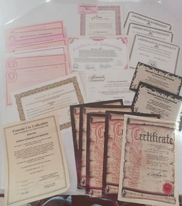 lote 20 certificados de autenticidad muñeca colección Nicole Dynasty Lissi - Imagen 1 de 5