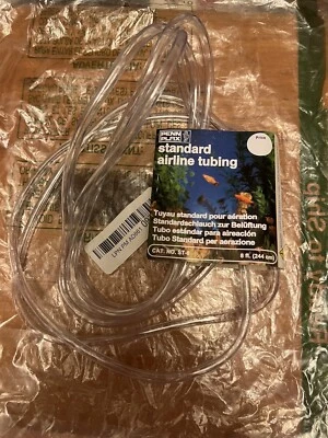 Fish Tank Airline Tubing Air Line Pump Hose Aquarium Flexible Clear Plastic Tube - Image 1 of 2