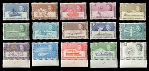 BRITISH ANTARCTIC TERRITORY (BAT) Sc 1-15 PARTL SET MNH Stamps, Key Tabs CV$175 - Picture 1 of 2