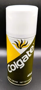 Vintage Colgate Aloe Shave Cream 6.25 OZ -- Full, unused, and mint condition! - Picture 1 of 3