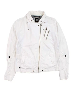 Ladies G-Star Raw DR Perfecto Classic Short Biker Style Jacket Size L - Picture 1 of 10