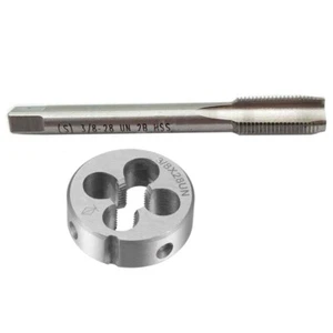 3/8-28UN Tap and Die Set HSS Right Hand Thread 3/8-28UNC Tap + 3/8-28 Die - Picture 1 of 3