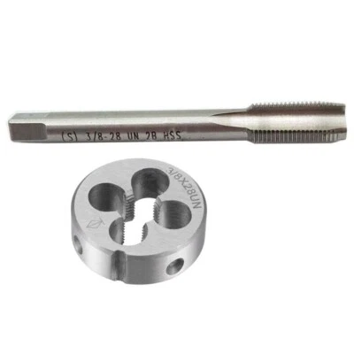 3/8-28UN Tap and Die Set HSS Right Hand Thread 3/8-28UNC Tap + 3/8-28 Die - Image 1 of 3