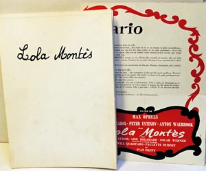 LOLA MONTES - Martine CAROL -1955 - Max OPHULS - DOSSIER de PRESSE - Picture 1 of 4
