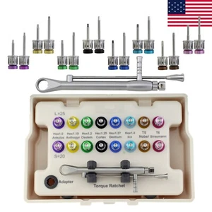 Implant Nobel Driver Universal Prosthetic Kit HEX Screwdriver Hand Torque Wrench - Bild 1 von 24