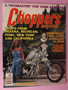 Choppers Magazine December 1976 Centerfold Intact - Foto 1 di 11