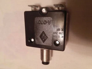 2 Sang Mao 25 amp  push to reset breaker  A-0701 125/250V AC  50V DC 25A - Picture 1 of 3